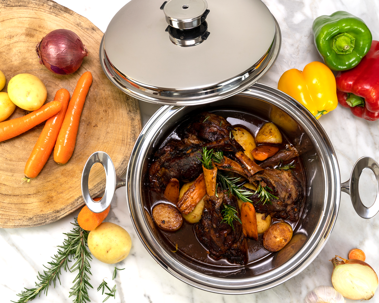 7 Litre Saucepan & Cover - dinerite.com.au